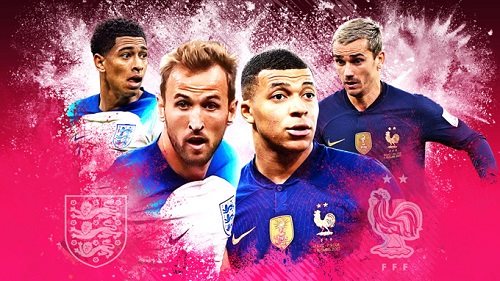 Prediksi Inggris vs Prancis 02h00 pada 11/12 – Piala Dunia 2022